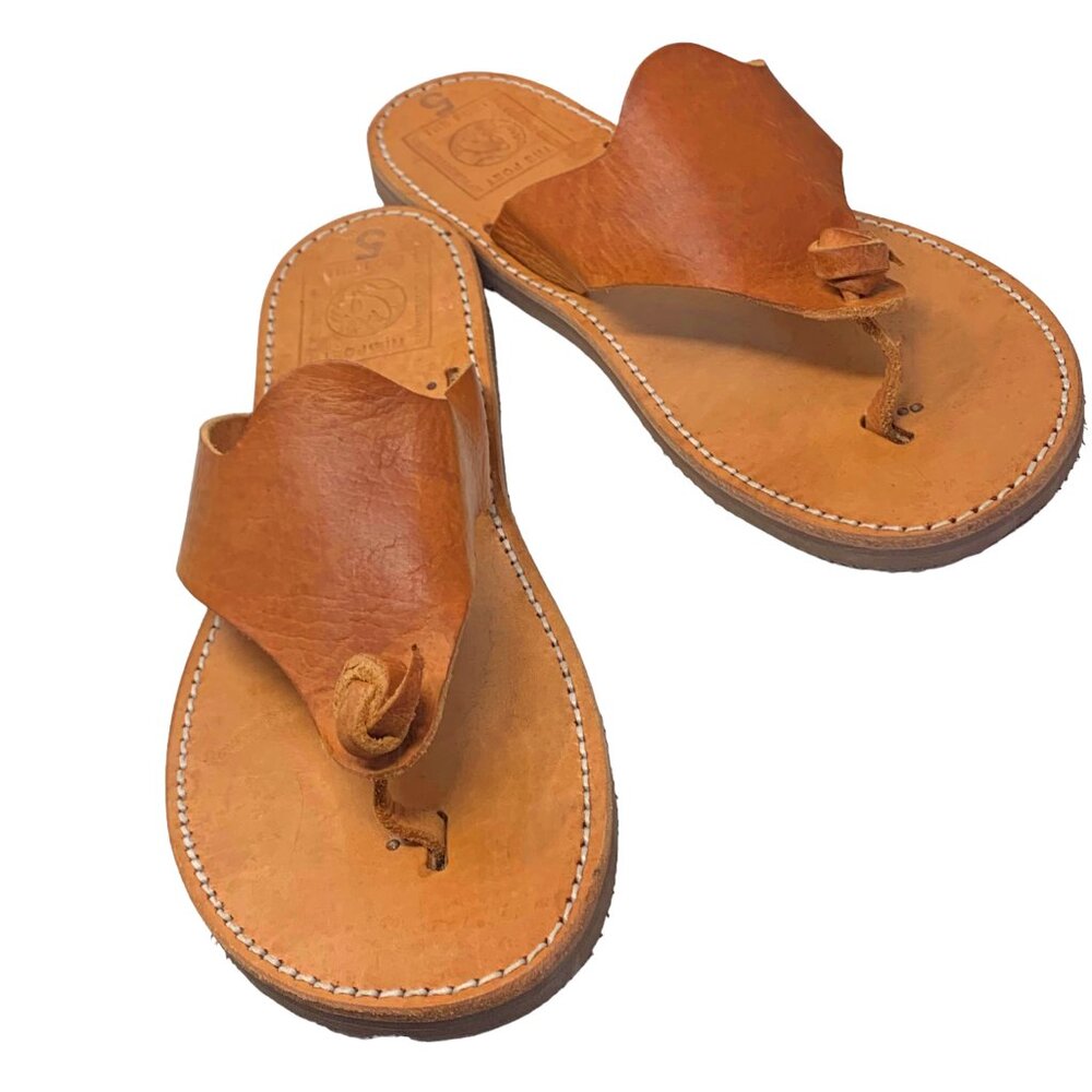 Melissinos Handmade‎ Cyclades Leather Thong Custom Sandal